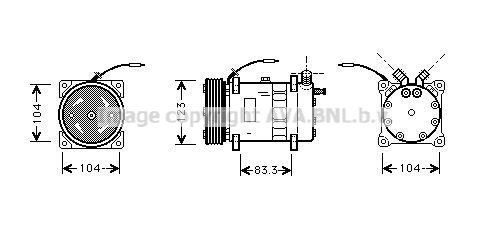 AVA QUALITY COOLING Kompressor,kliimaseade VOK102